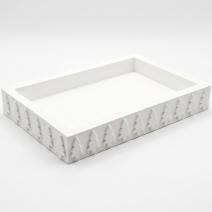 Design tálca Fenyőcske - Fehér